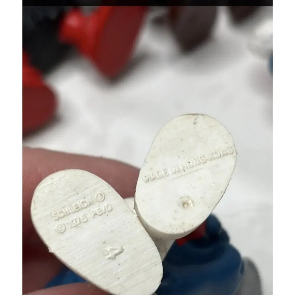 Vintage 1976 Schleich Smurfs PVC Figure Lot of 7 Gargamel Smurfette Papa Smurf P - Picture 6 of 8